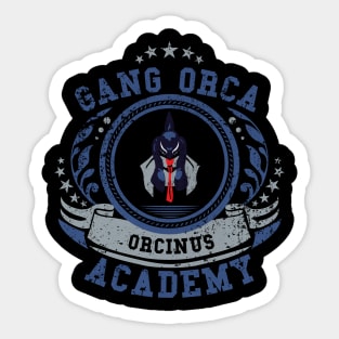 Gang Orca Academy. Sticker